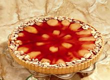 Cabernet Pear Tart